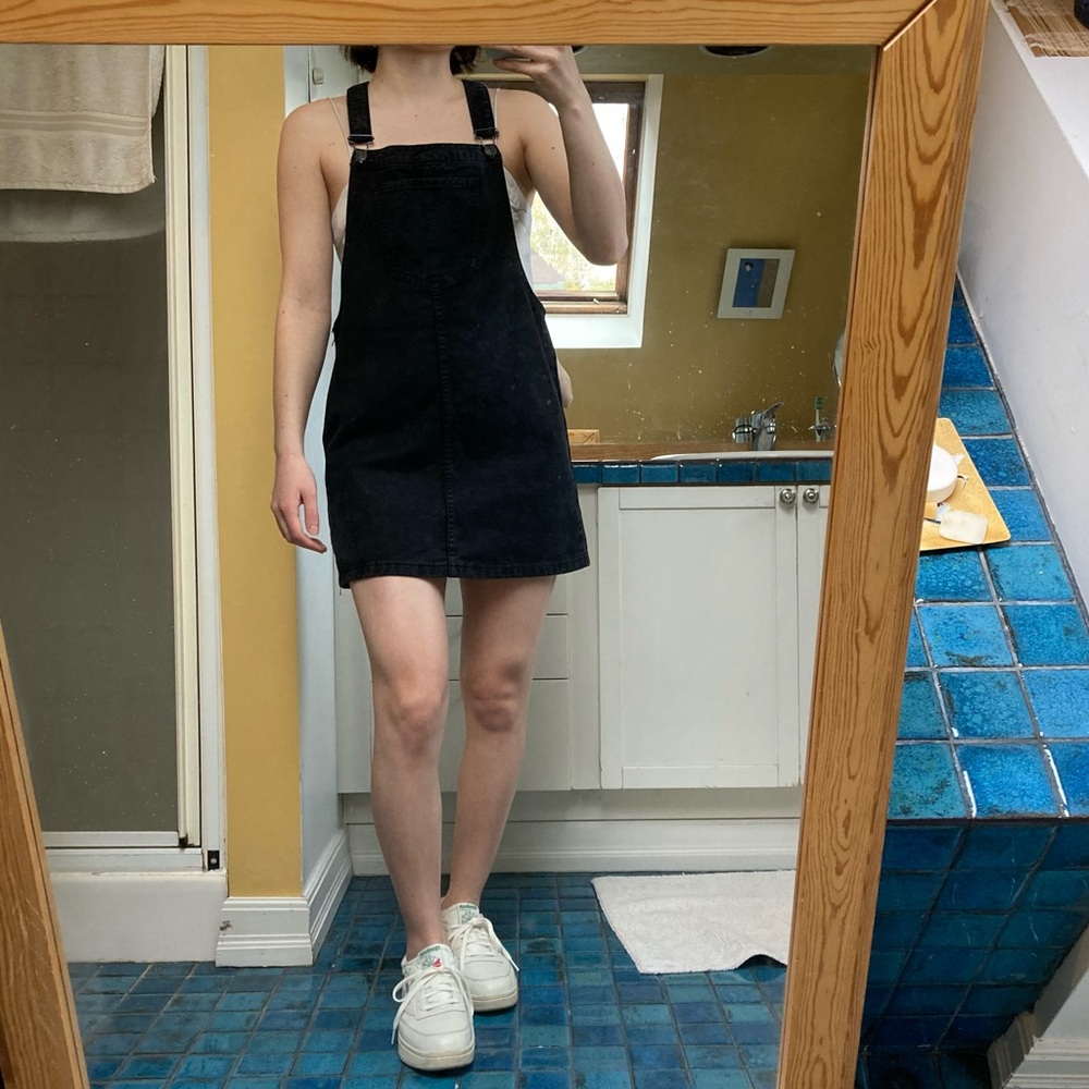 Black Overall Dress